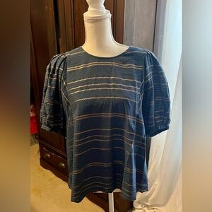 Anthropologie Dolan Puff Sleeve Top